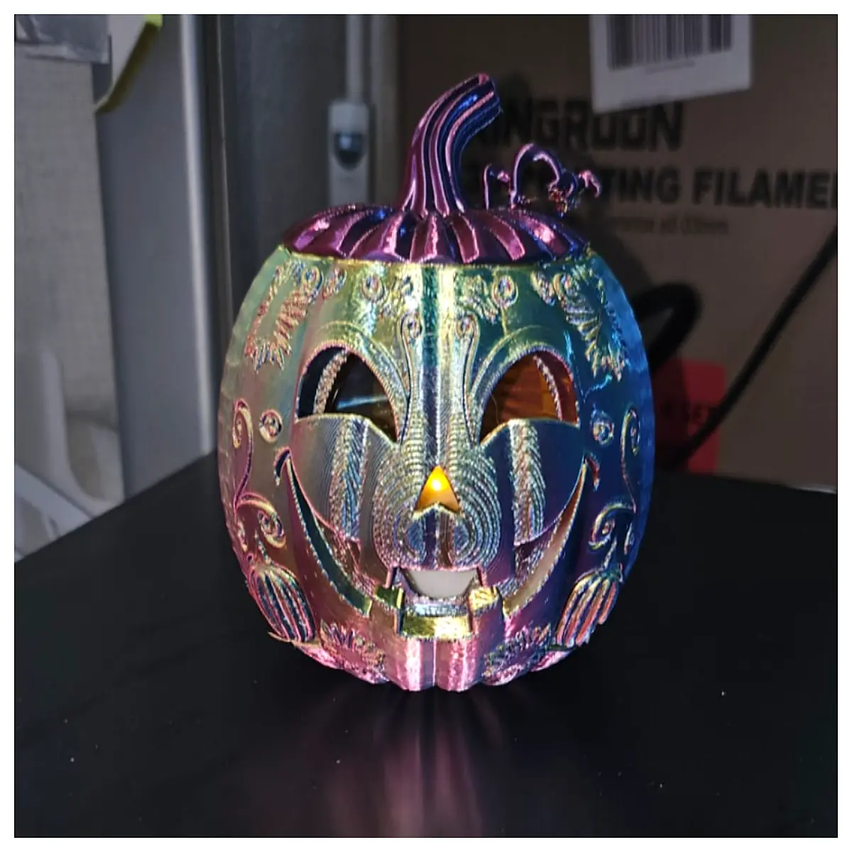Halloween Tea Creative Decoration Festive Gift Lighting Decor Party Supplies Orange