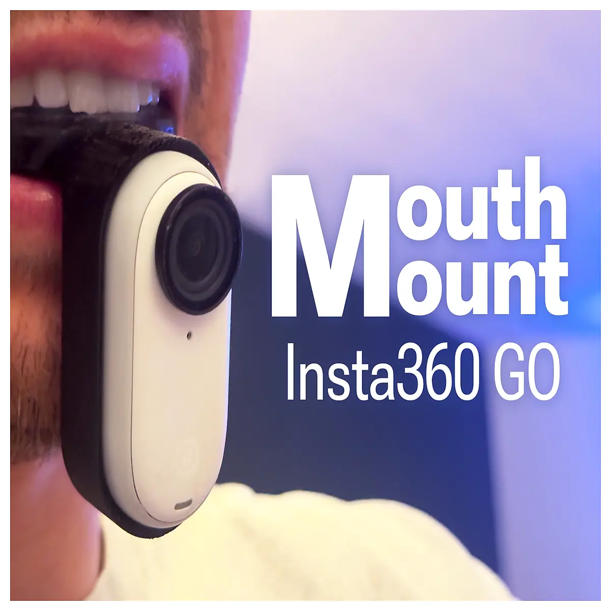 Go 2 Bite Mount Action Camera Accessory Phone Mount Seamless Recording Camera Stabilizer