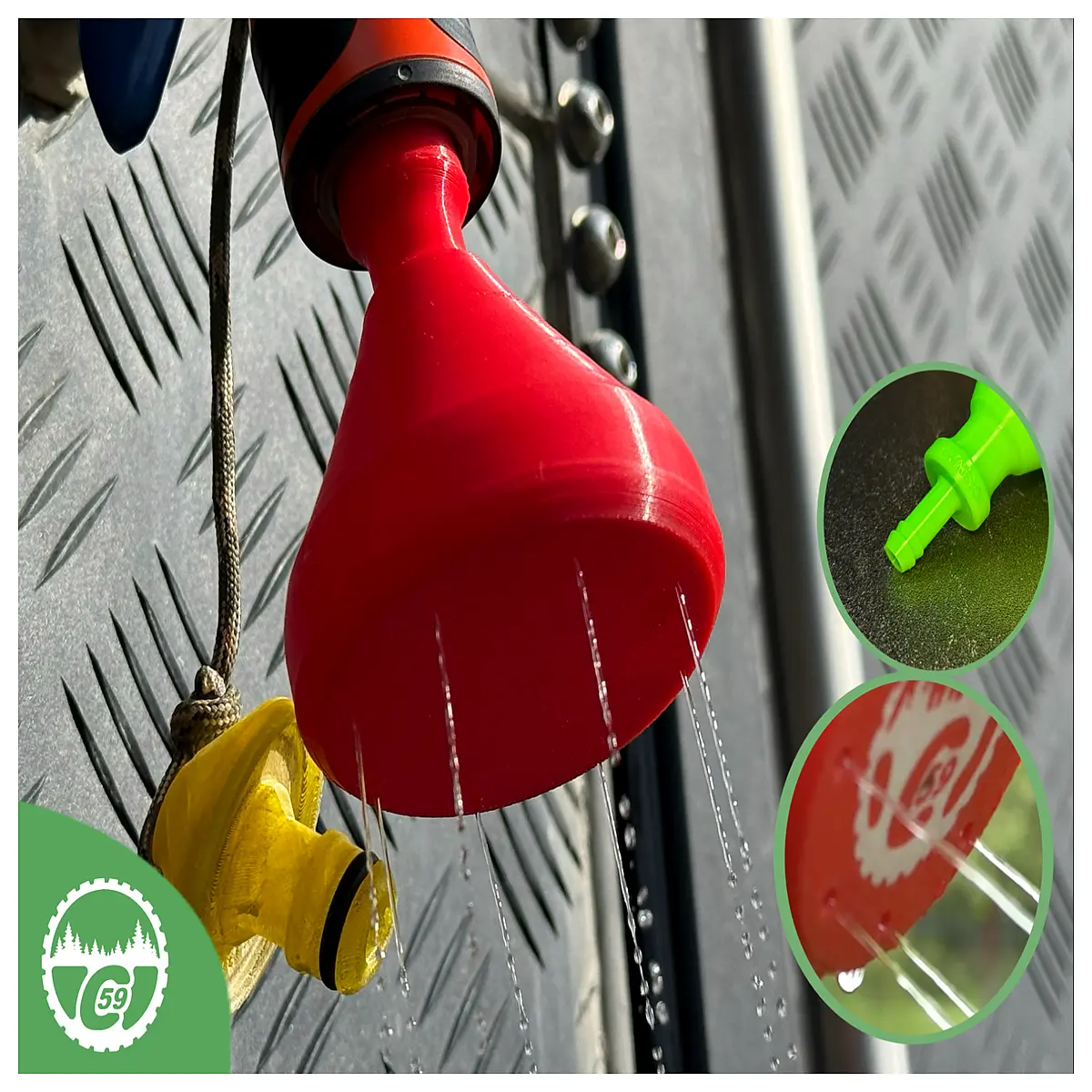 Camping Shower Head Portable Outdoor Shower Travel Wash Camping Accessory Outdoor Rinse Head Wilderness Shower