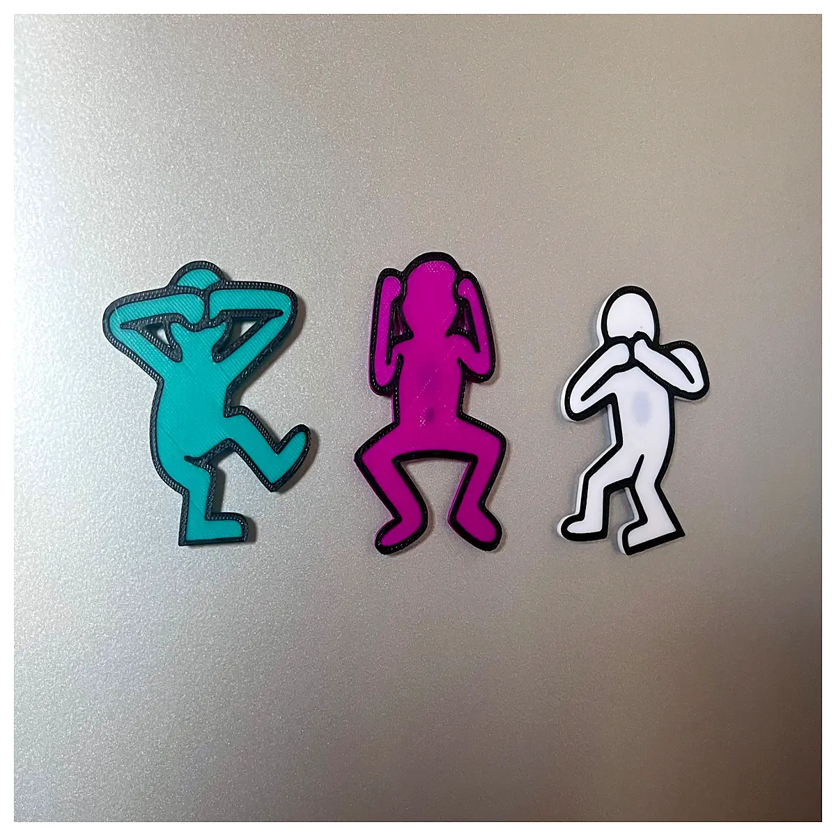 Casey Harlem Fridge Magnets Decorative Fridge Magnets Cartoon Fridge Magnets Creative Fridge Magnets Stickers Fridge Decoration Magnetic Stickers Case