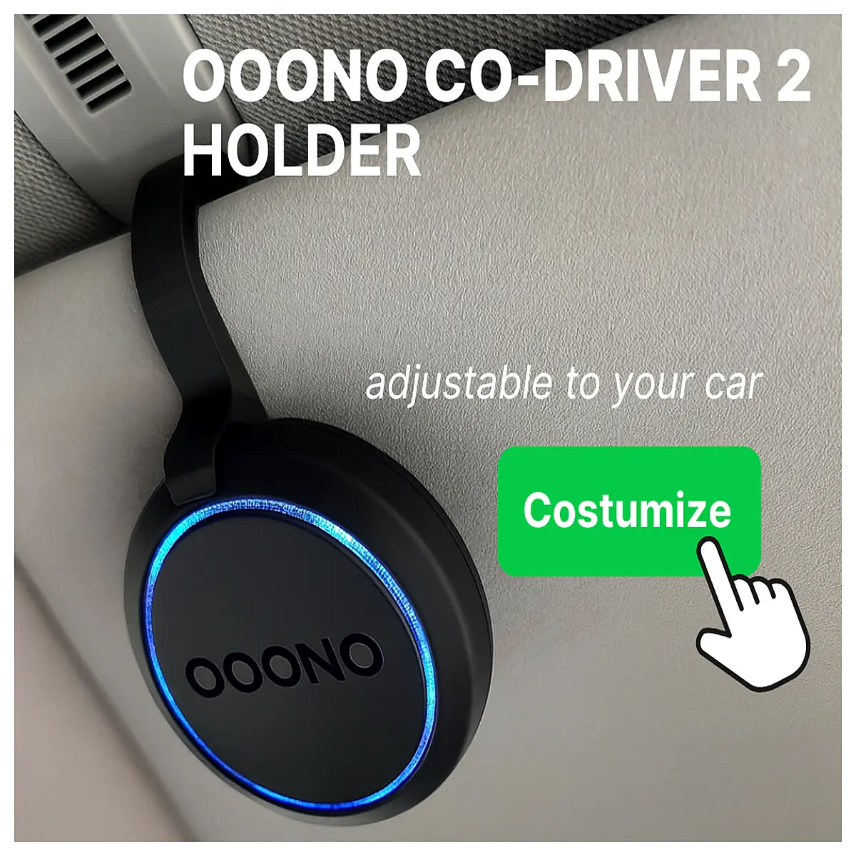 Ooono CO DRIVER 2 Sunshade Clip Window Shade Accessory Vehicle Car Window Visor Driver Comfort Sun Blocker Parts