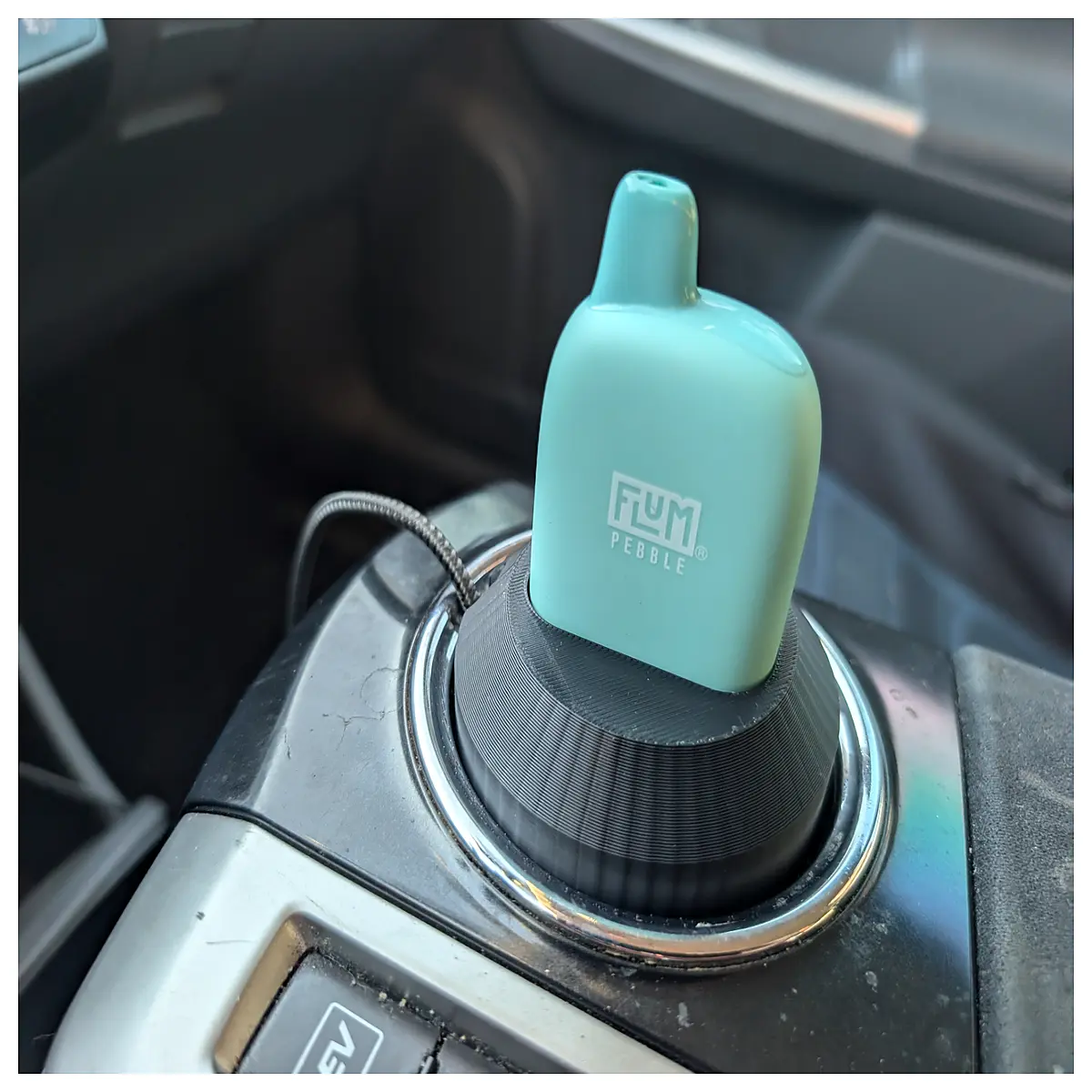 Flum Pebble Cup Holder Phone Charger Desk Organizer Creative Home Decor Mobile Stand Fast Charging
