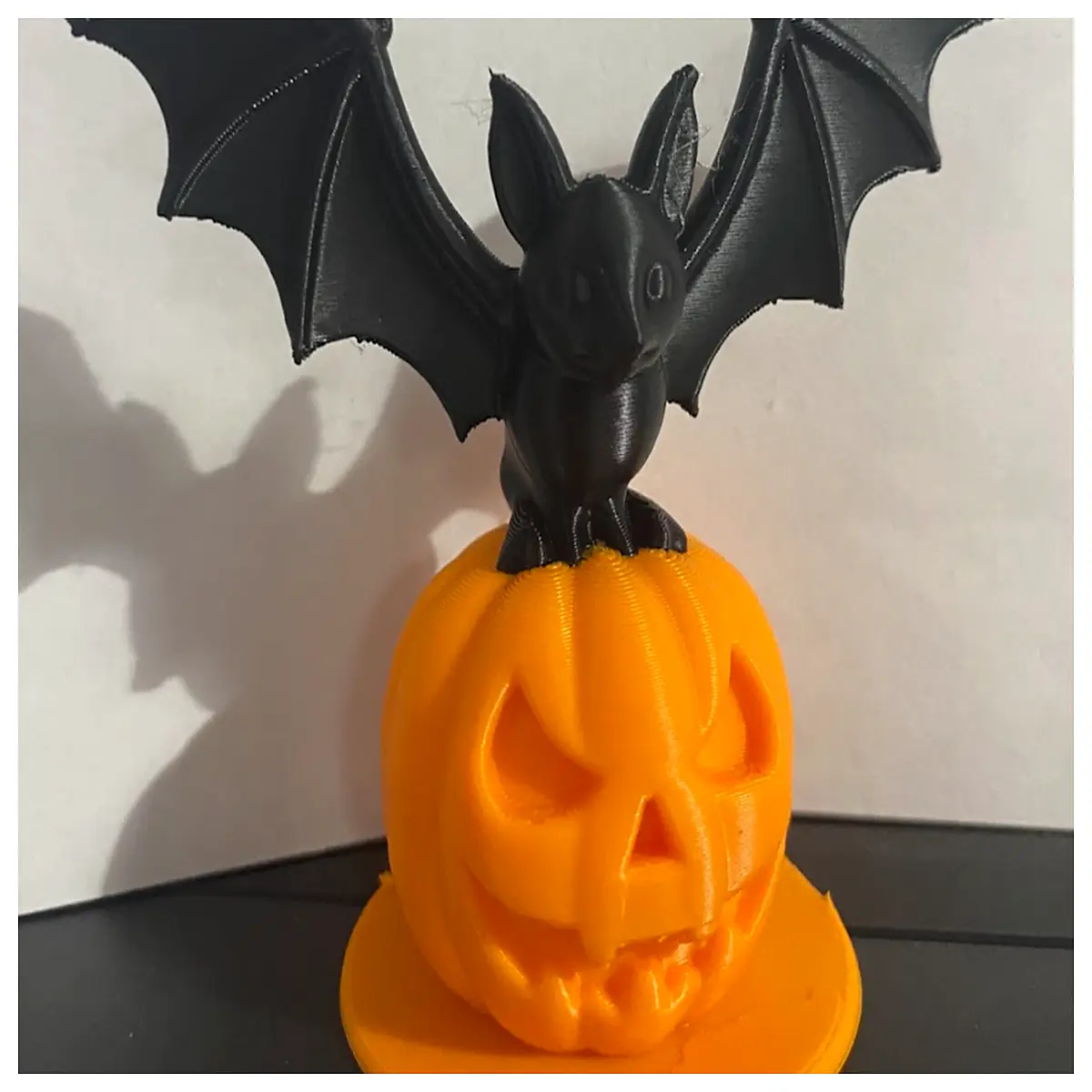 halloween bat statue resin garden decor spooky outdoor yard ornament