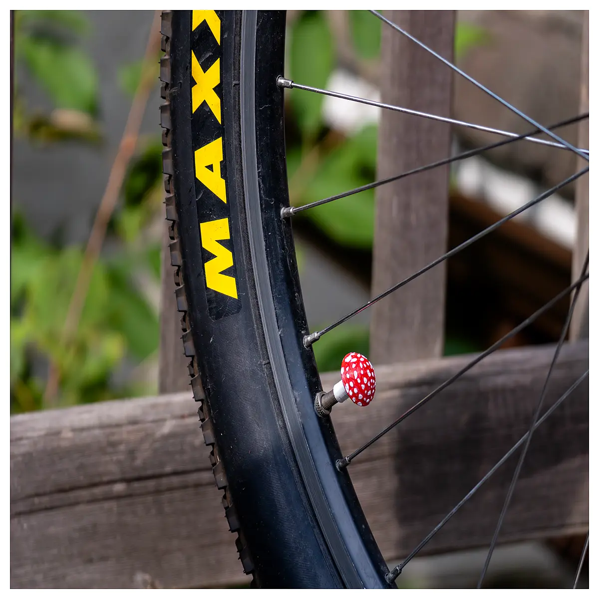 Bike Valve Stem Cap Mushroom Style Valve Cap Cover Cycling Accessories Valve Cap Decoration Valve Cap Protection