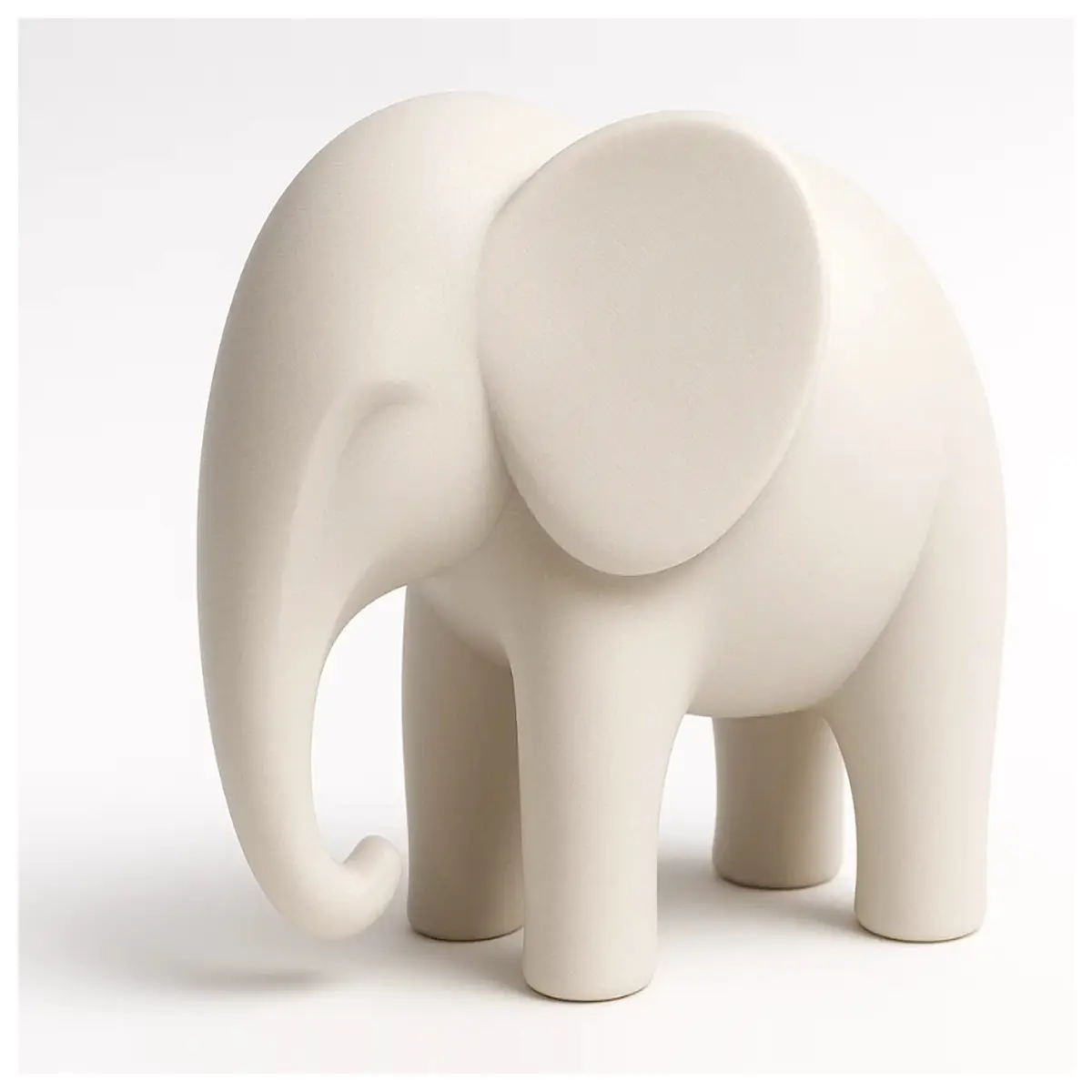 Cute Elephant Toy Child Educational Plush Baby Birthday Gift Realistic Elephant Model Adorable Animal Role Play Figure