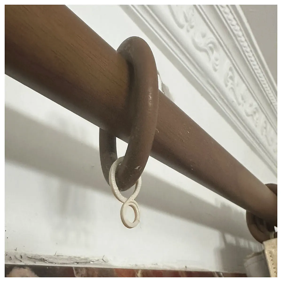 Roman Blind Rod Hook Wall Mount Hanger Holder Interior Decor Wall Hanging Storage Space Saving Modern Minimalist