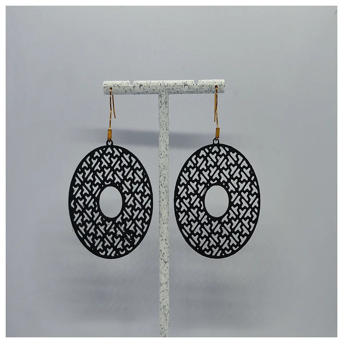 City Mosaic Earrings Women s Earring Creative Decoration Trendy Fashion Independent Personality Art Earring Design