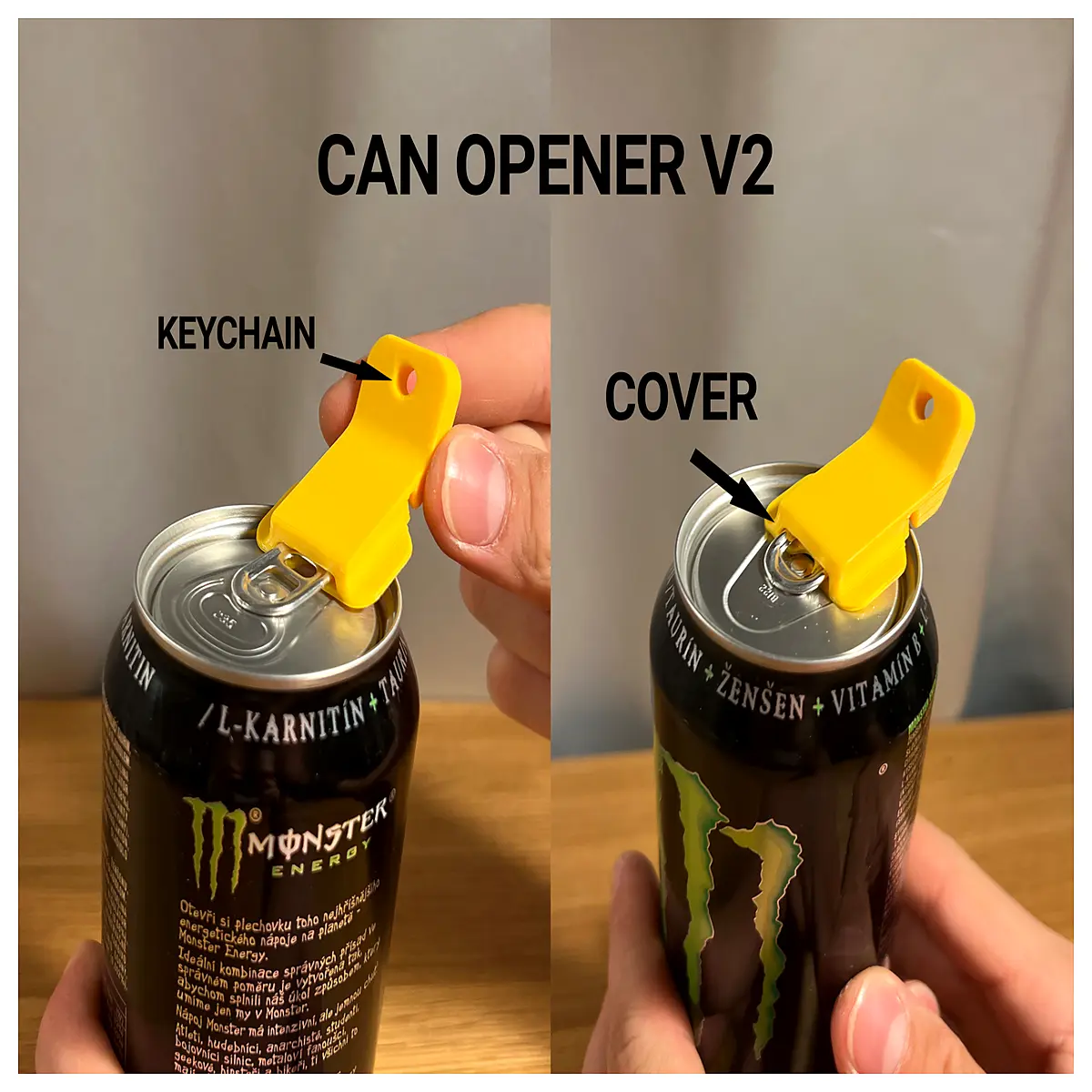 Can Opener Bottle Opener for Beer Soda Drinks Kitchen Tool Easy Pull Tab Remover