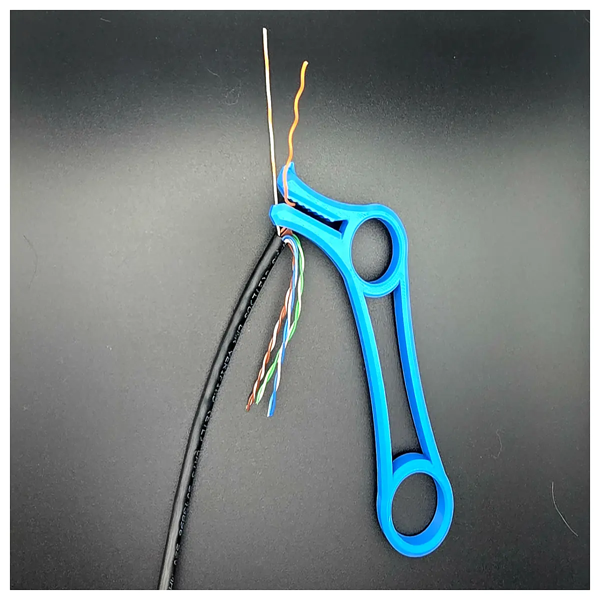 cat6 ethernet cable organizer clips thumb saver strain relief cord management holder for home office desktop wire tidy