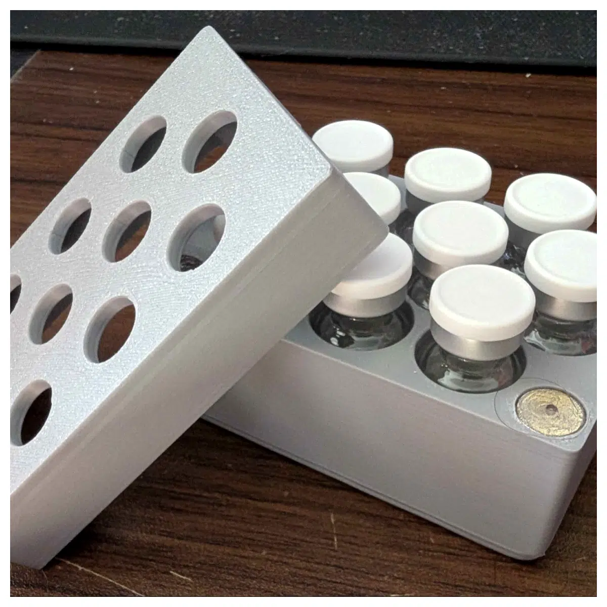 1ml Single Dose Pill Bottle Box Pharmaceutical Packaging Medication Storage Pill Bottle Cases