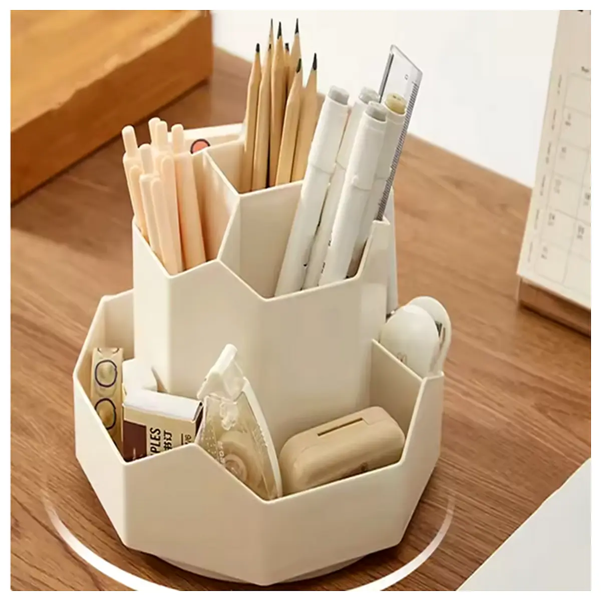 desktop pen holder organizer for office desk supplies storage