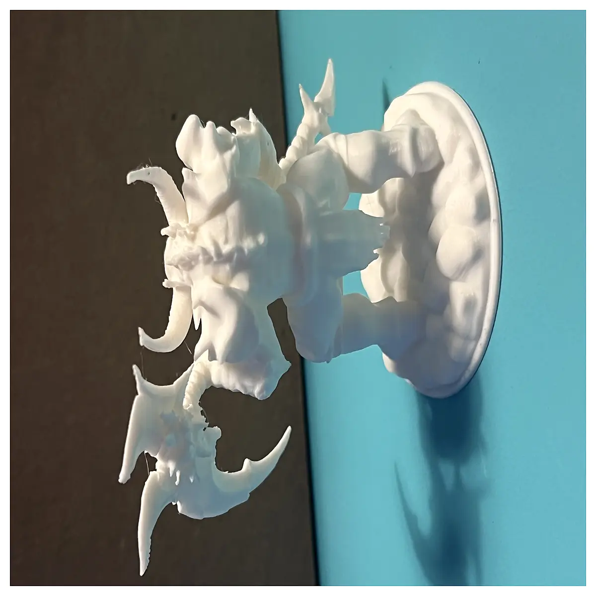 Dungeons Dragons Demon with Great Scythe Model Toy Battle Armor Scene Props Game Accessories Collection