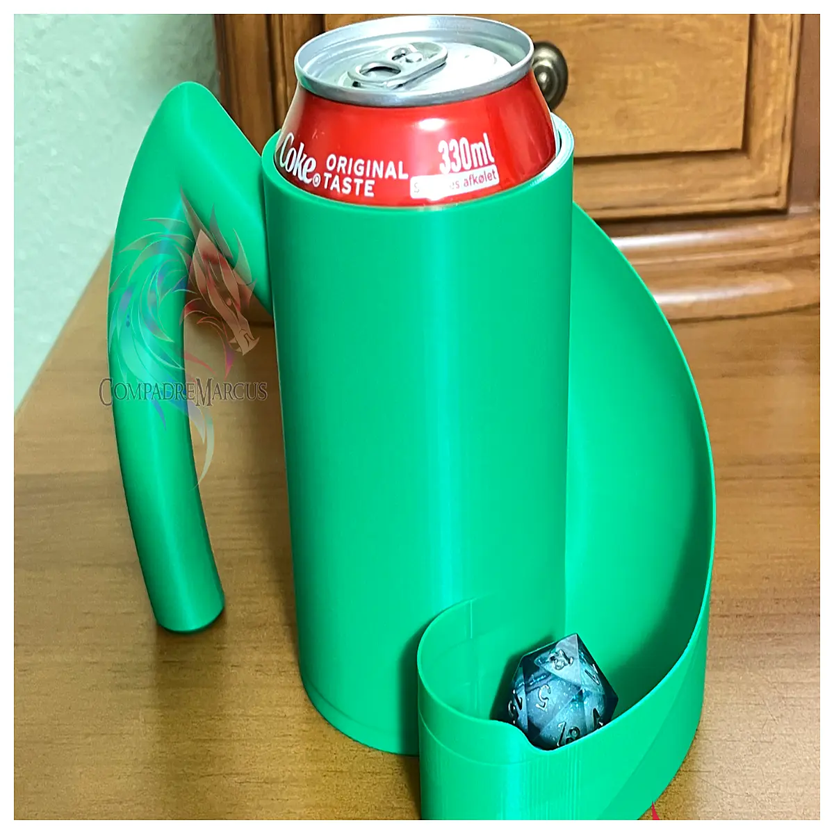Base Dice Tower Soda Can Dispenser Bottle Game Toy Collection Desktop Decoration