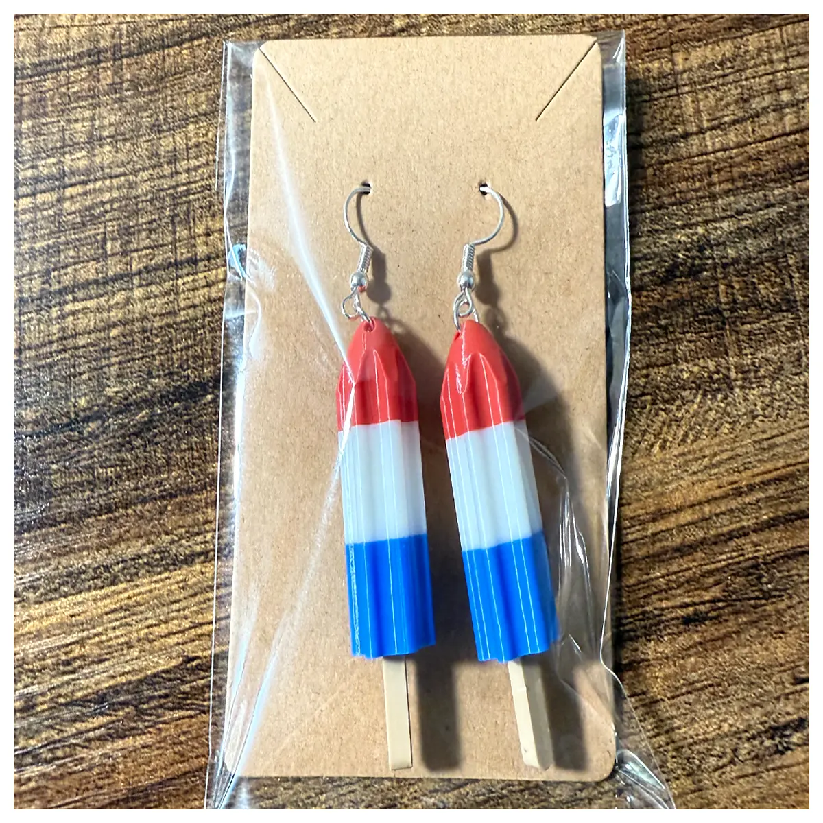 Firework Popsicle Earrings 2mm Nozzle Earring Women s Stud Earrings Firework Shaped Party Gift