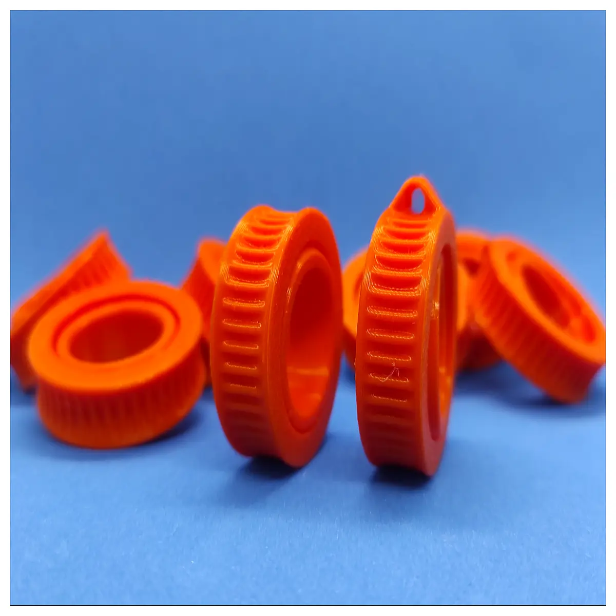 fidget gear ring stress relief anxiety toy for adults metal spinning finger jewelry anti stress sensory tool