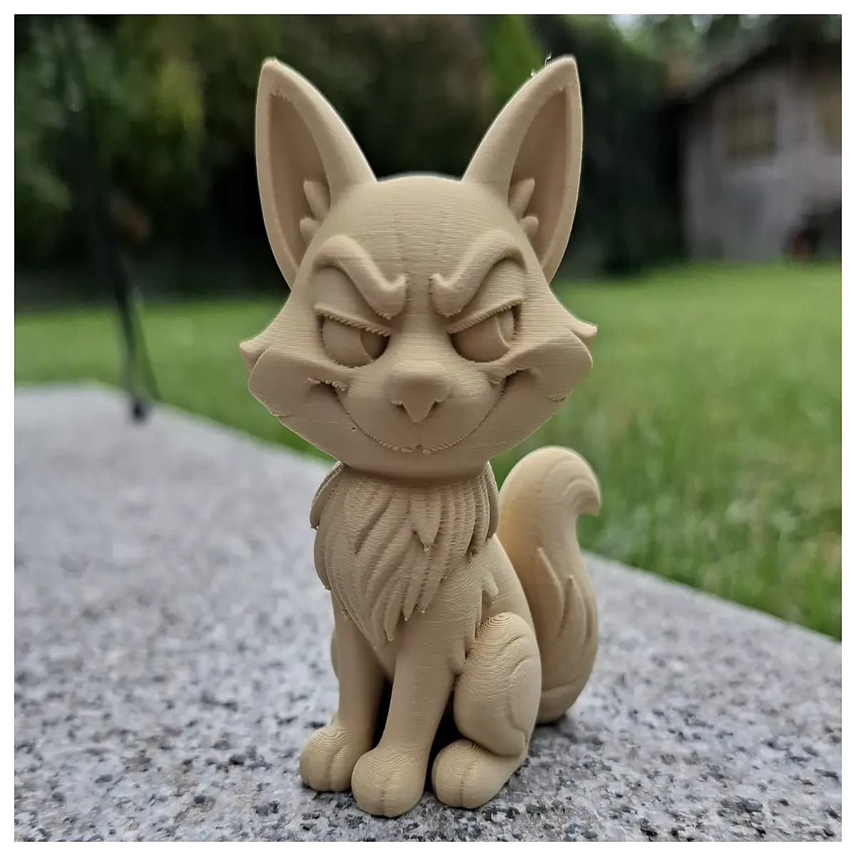 cute fox plushie for kids sly fox character toy woodland animal figurine funny fox friends