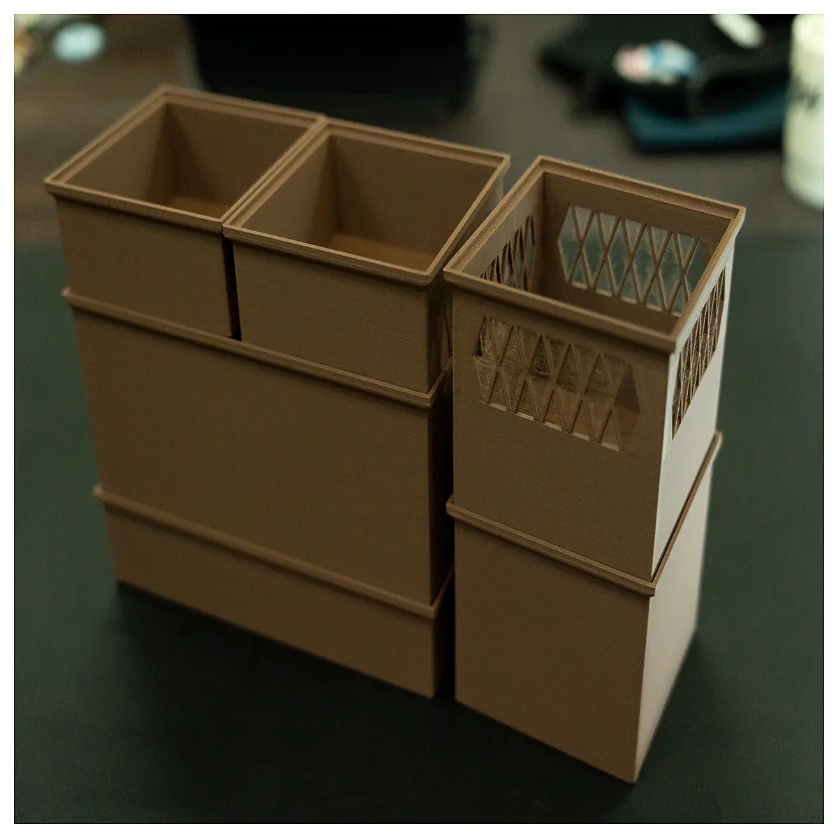 stackable storage bins with lids plastic organizers for closet pantry garage shoe boxes duty