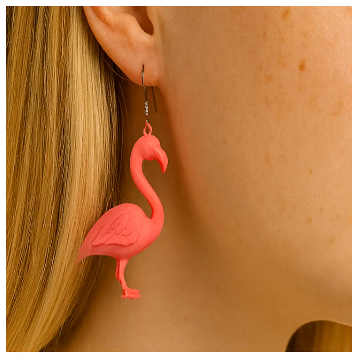 Flamingo Earrings Women s Style Elegant Small Bird Shape Jewelry Decoration Girlfriend Best Friend