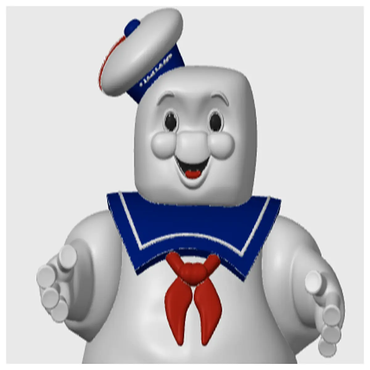 Stay Puft Marshmallow Man Model Toy Collectible Anime Figure Display Piece Character Model