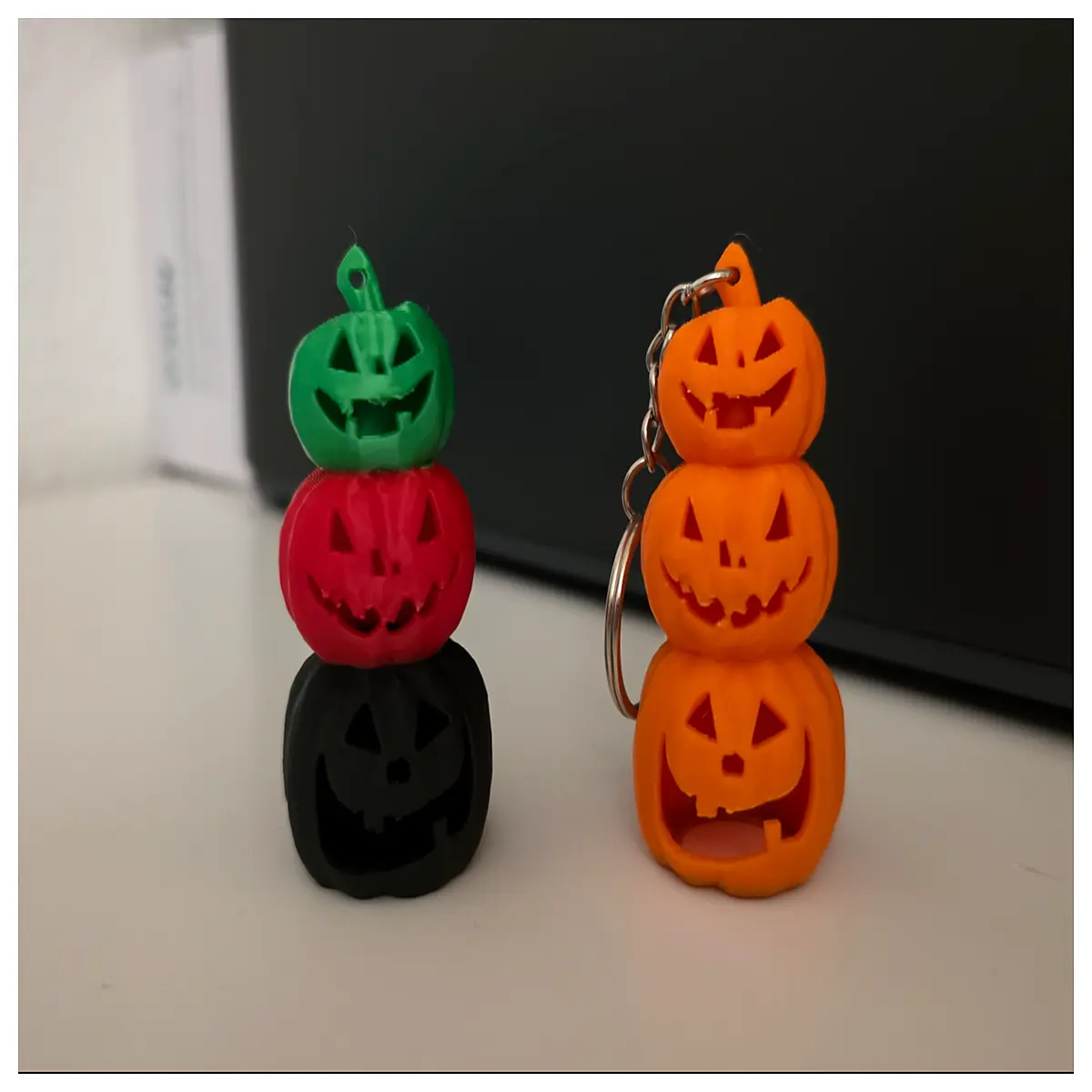 Halloween Keychain Festive Decor Accessory Halloween Candy Bag Charm Decoration Party Gift