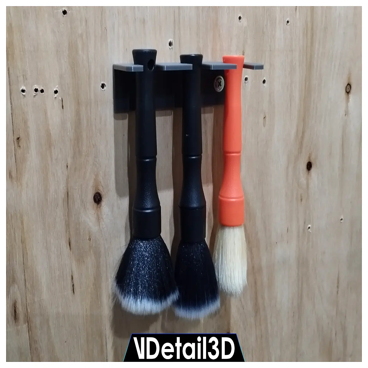 Wall Mounted Brush Holder 3 Piece Detail Brush Organizer Wall Mounting Bracket Brush Storage Stand Brush Holder