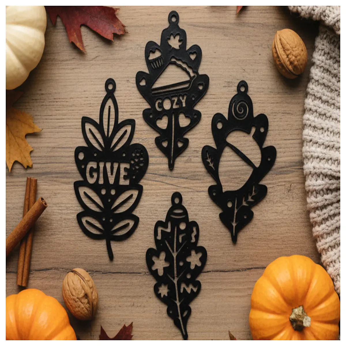 Autumn Leaf Decorations Oak Tree Maple Leaves Fall Decor Indoor Autumn Arrangement Collection