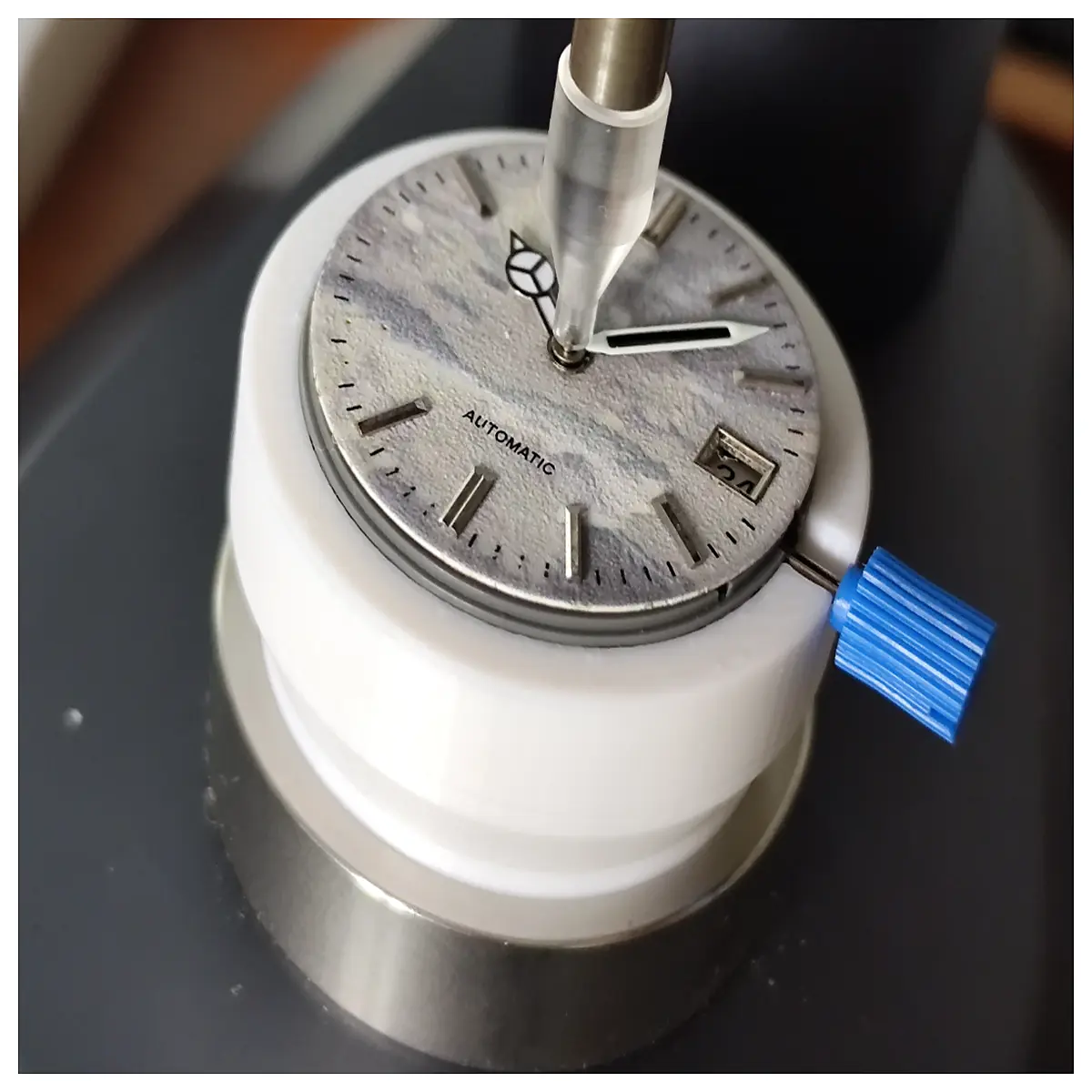 watch movement support for hands setting tool nh series dial assembly jig