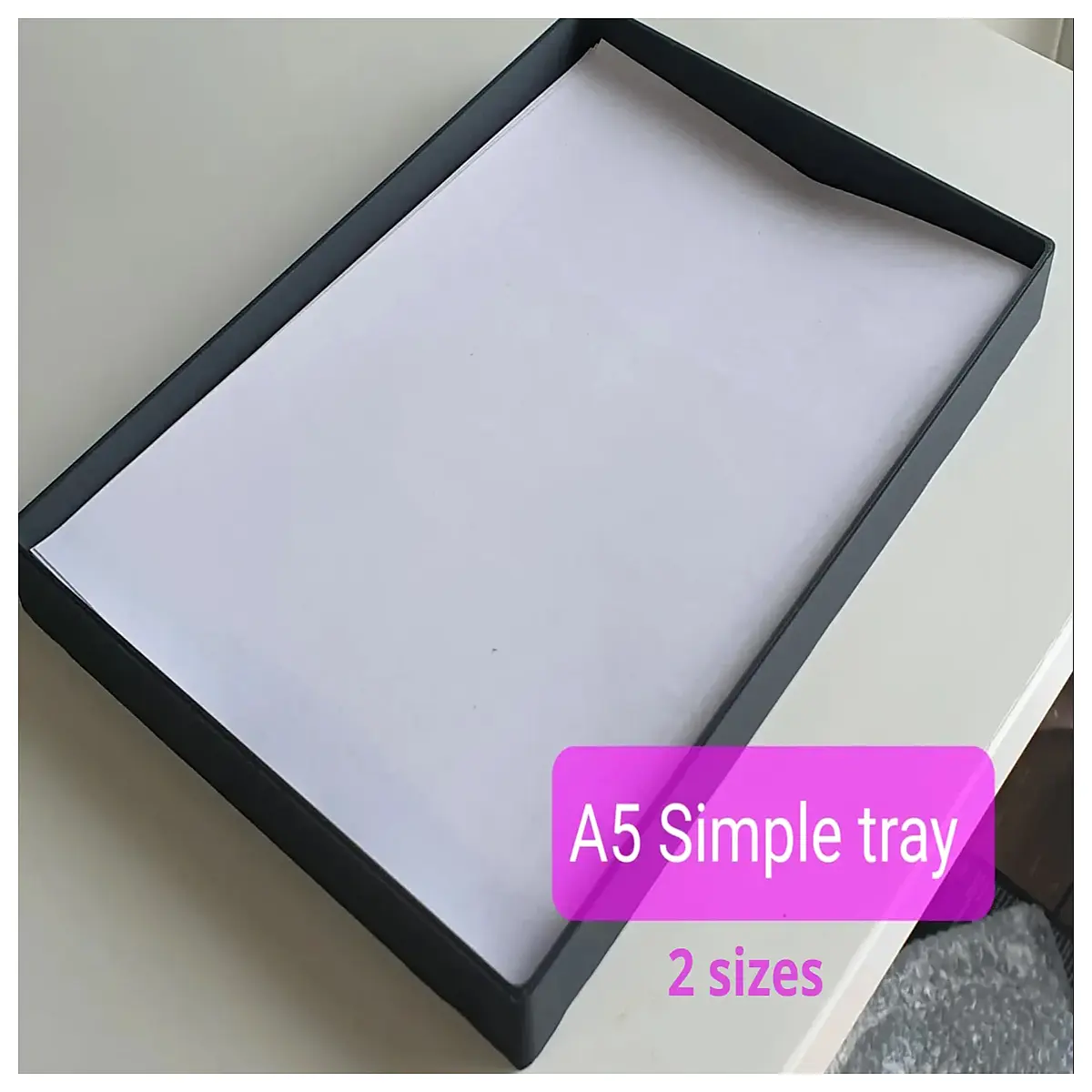 A5 Paper Stand Holder 2 Heights Magazine Book Support Simple Desktop Organizer Paper Stand Desk Tray