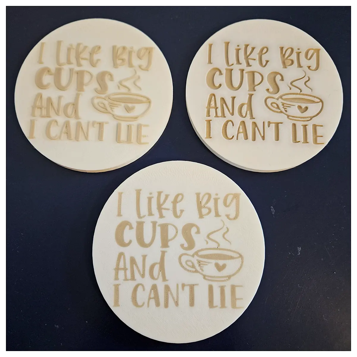 oversized coaster set for large mugs thick ceramic drink mats big cup accessories non slip table protectors home decor gifts