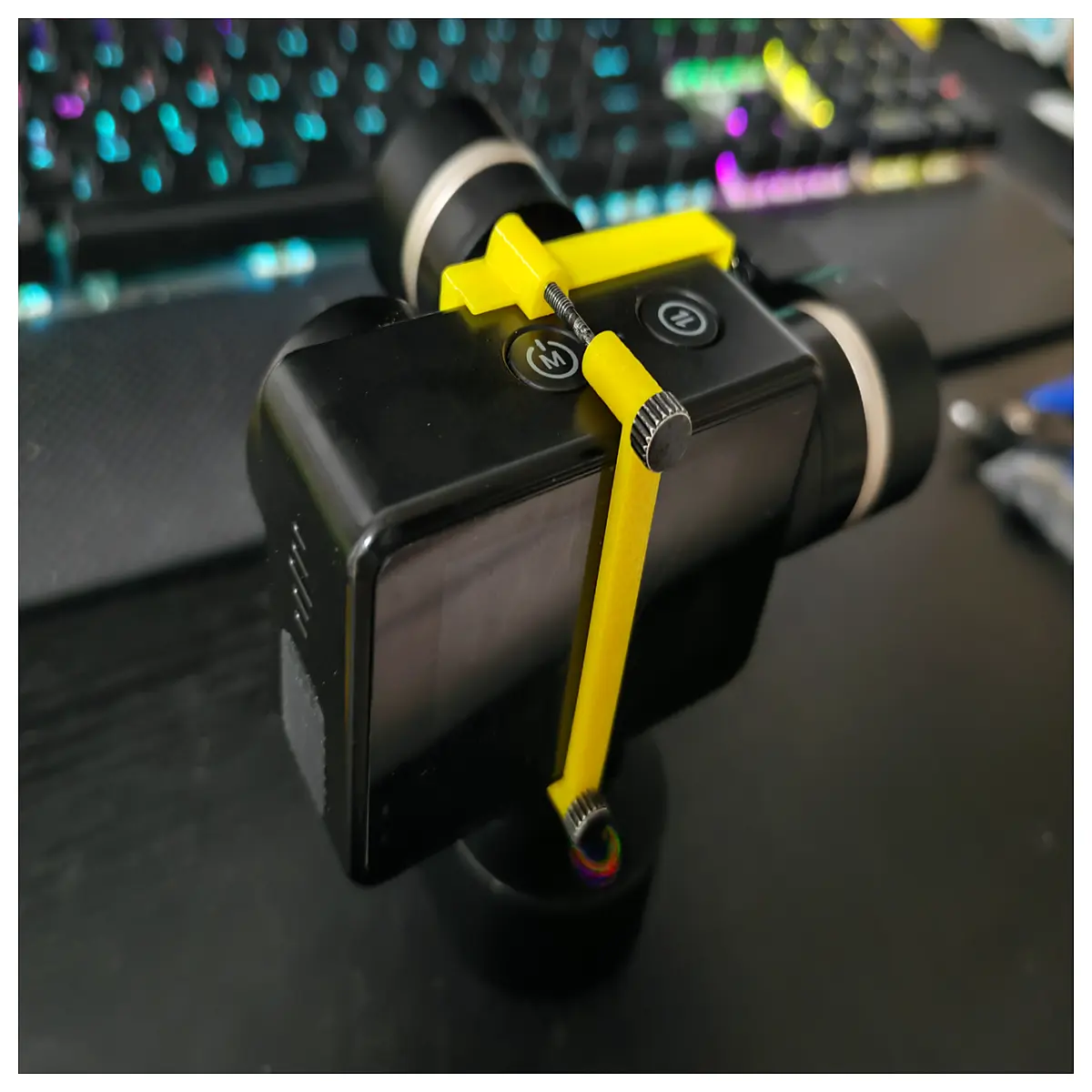MiniYi Gimbal QYT Gimbal 3 Axis Camera Mount Accessories Stabilized Camera Support Action Camera Parts Video Gimbal Stabilizer