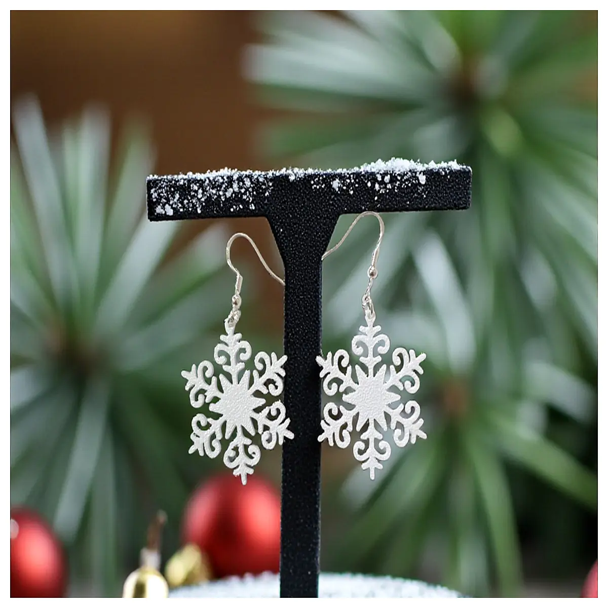 Snowflake Earrings Simple Design Winter Accessories Women s Earring Ice Snow Earring Elegant Stylish Fashion Trends