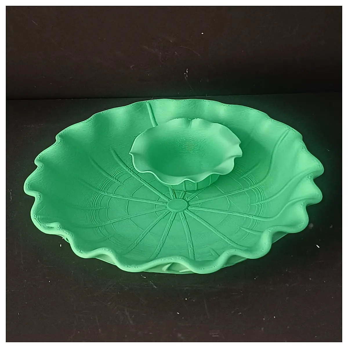 leaf shaped plate ceramic dessert bowl fruit platter asian style tableware for tea party