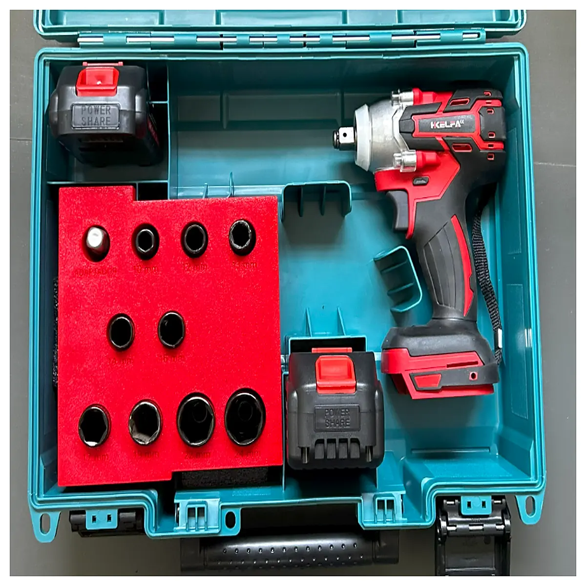 12 inch impact socket holder organizer tray for makita power tool box storage system