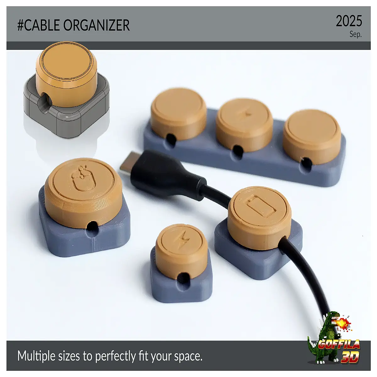 Cable Organizer Cord Management Tool Electronic Device Cable Organizer Computer Wire Storage Accessories Quick Setup