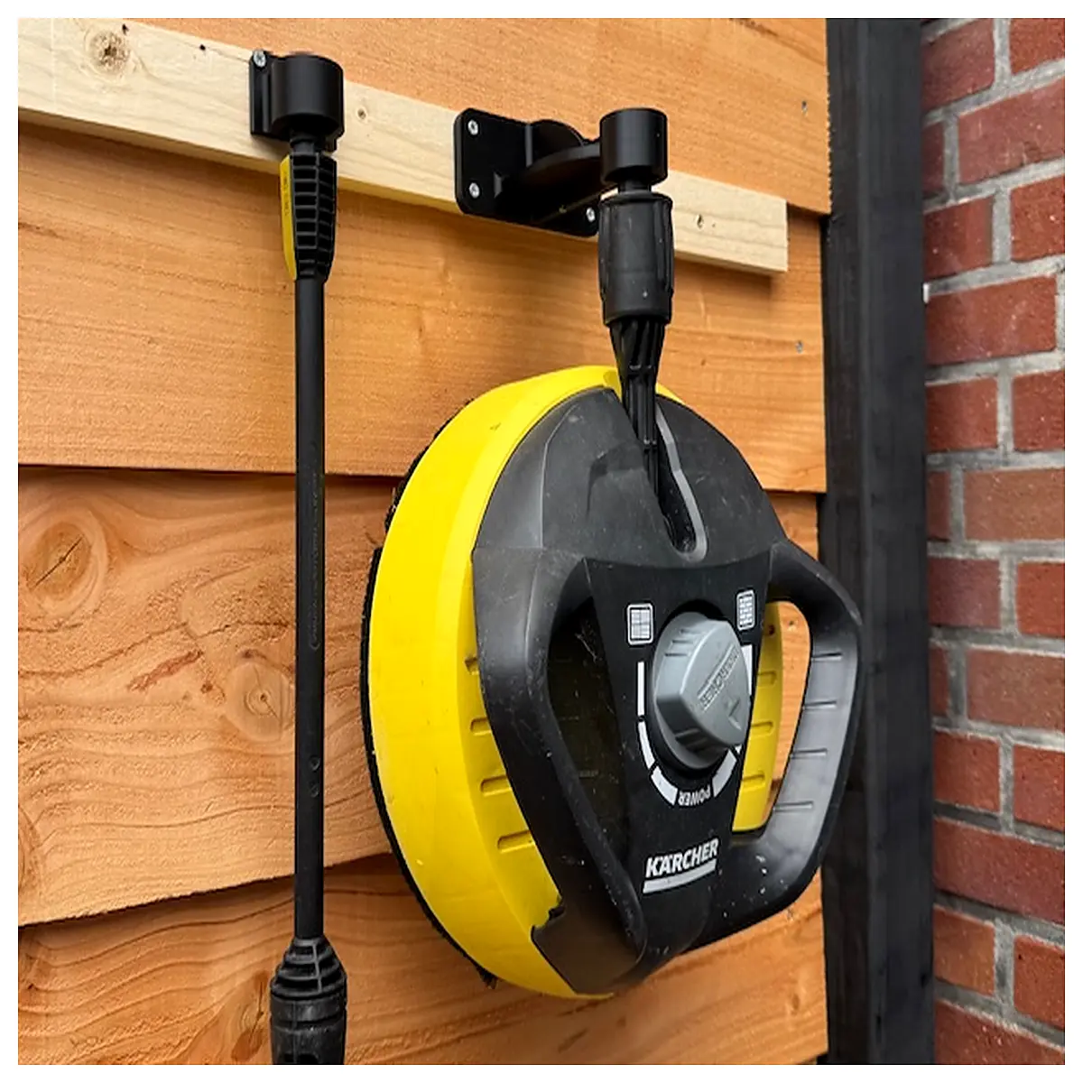 karcher pressure washer hose holder wall mount organizer bracket for garden cleaning equipment storage