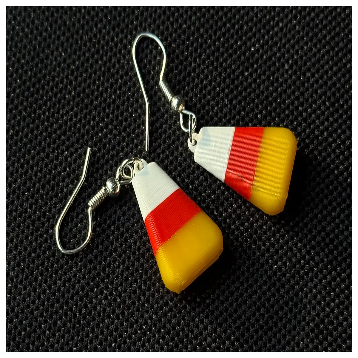 Candy Corn Earrings Women Sweet Cute Decoration Girl Candy Corn Earring Studs Sweet Candy Earrings