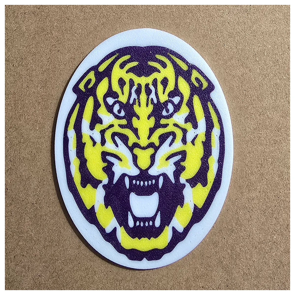 lsu tigers coaster insert base custom replacement part for drink mats