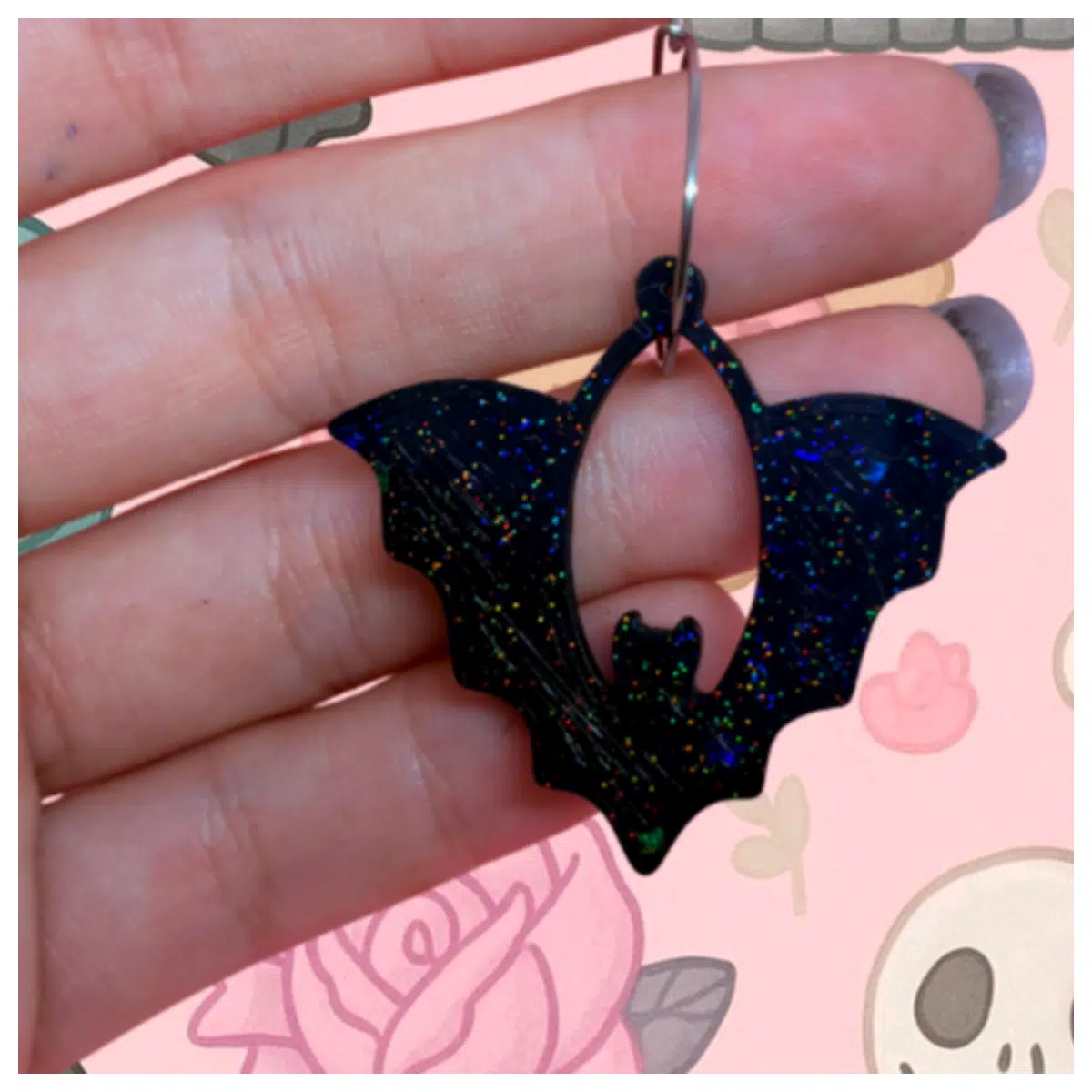 Bat Earrings Women s Style Black White Feather Earrings Wing Earring Party Daily Wear Bat Decoration Fashion Accessories
