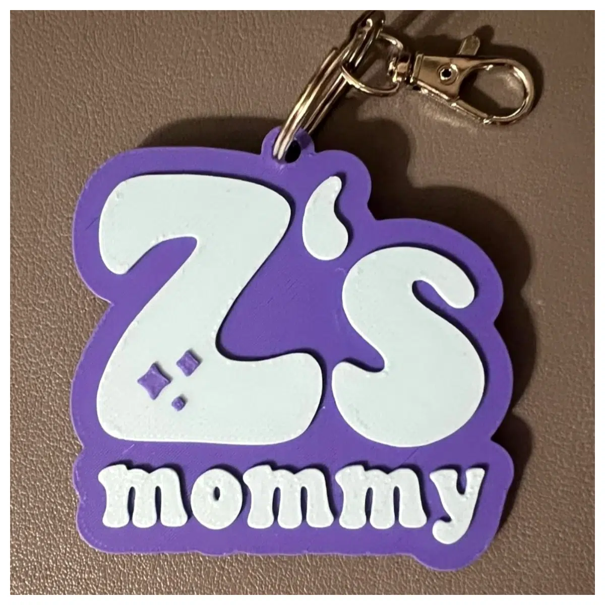Z Mama Keychain Car Decoration Hanging Accessory Auto Parts Keyring Car Accessories Suitable for Various Models