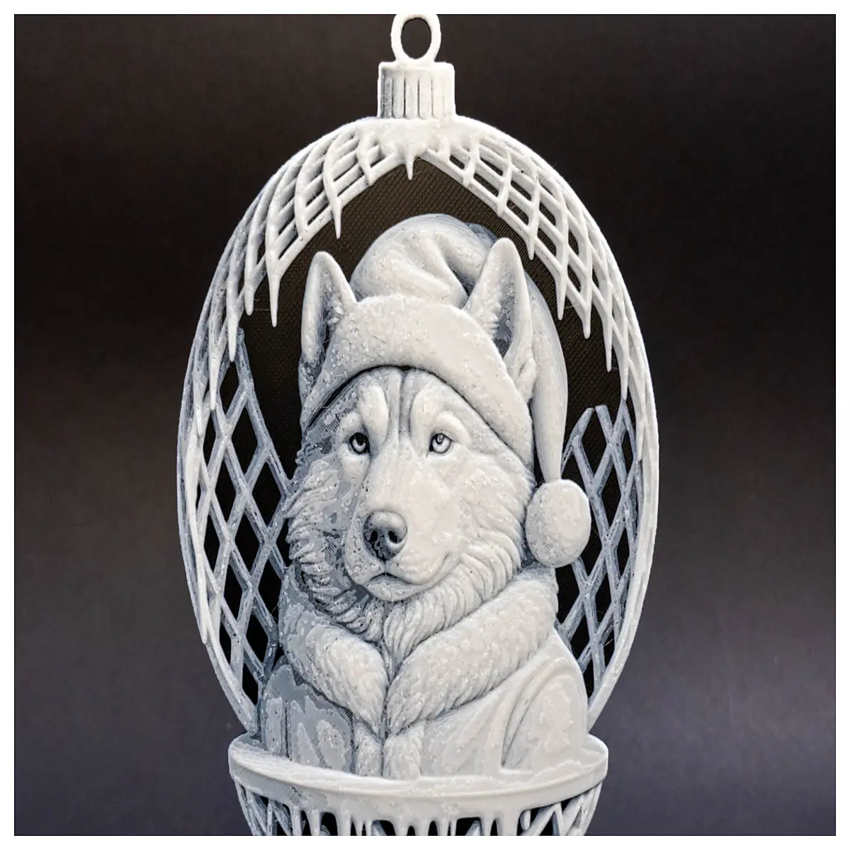 Christmas Husky Decorations Festive Hanging Ornaments Dog Christmas Ornament Holiday Decor Christmas Accessories