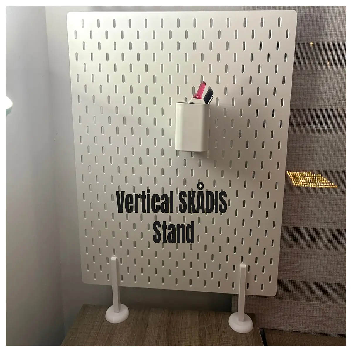 vertical monitor riser with usb hub for pc desk organization ergonomic holder