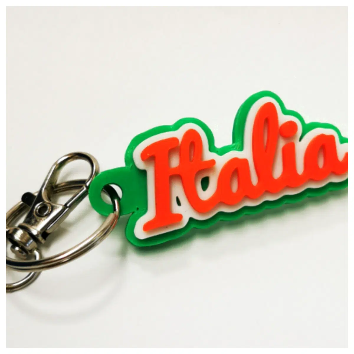 Italian Keychain Elegant Design Personalize Decor Fashion Accessory Keyring Charm