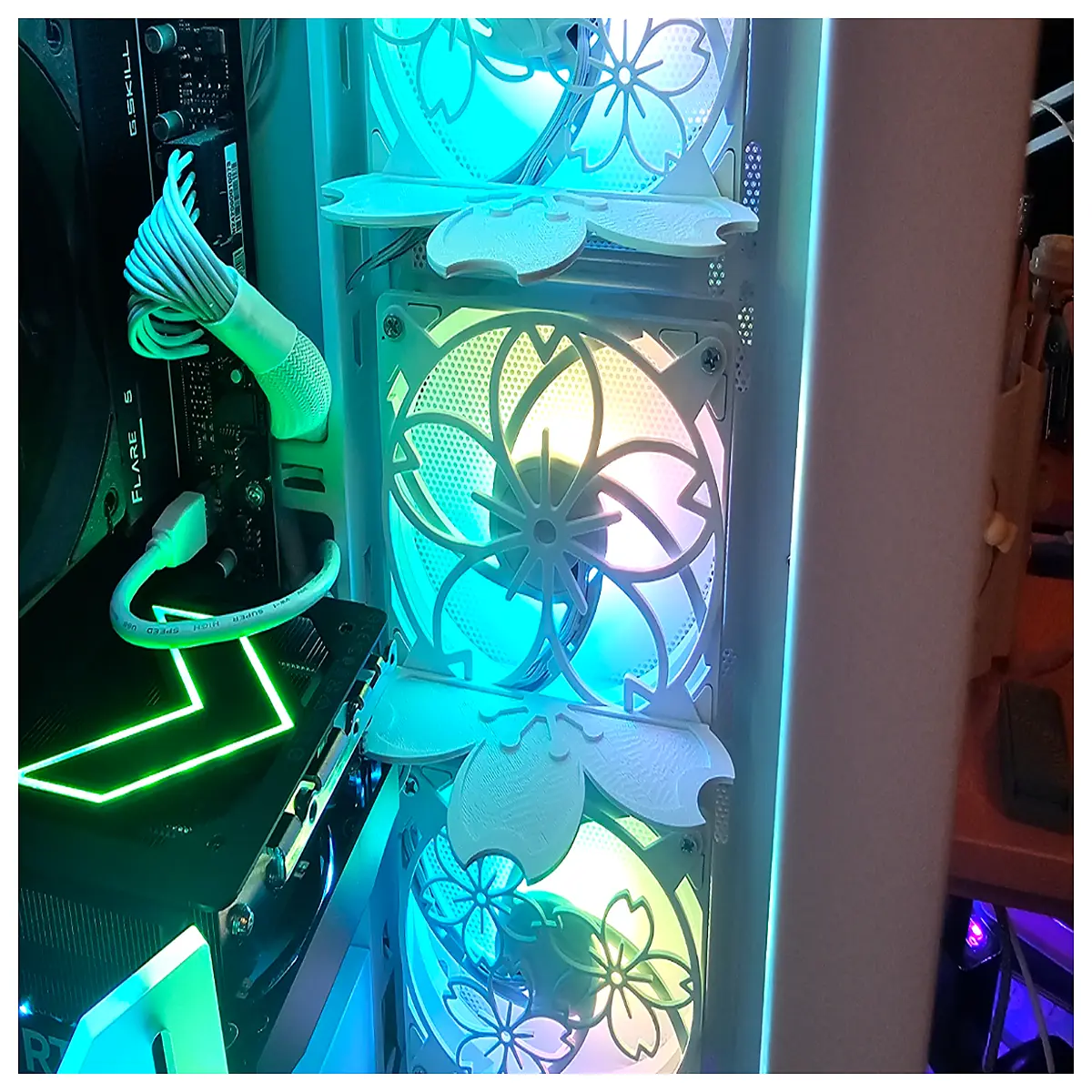120mm Platform Cooling Computer Cooling Accessories Radial Blade Heat Dissipation Upgrade
