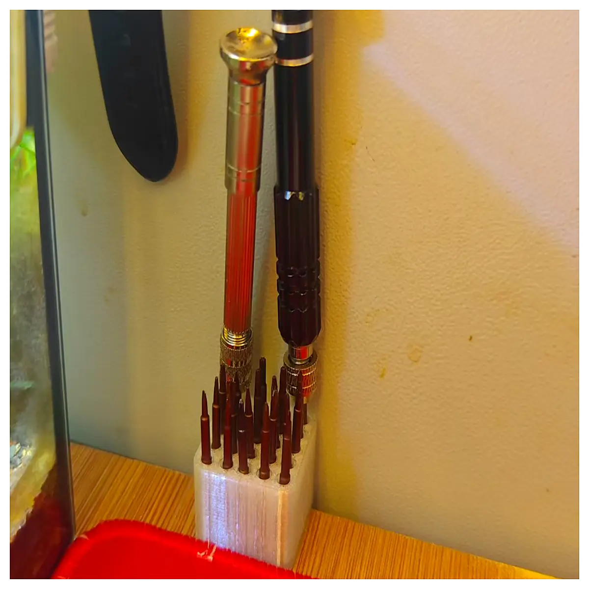 Screwdriver Bit Holder Organizer Bit Storage Solution Screwdriver Accessory Screwdriver Tool Storage Bit Fixing Tool Fastening Tool Parts