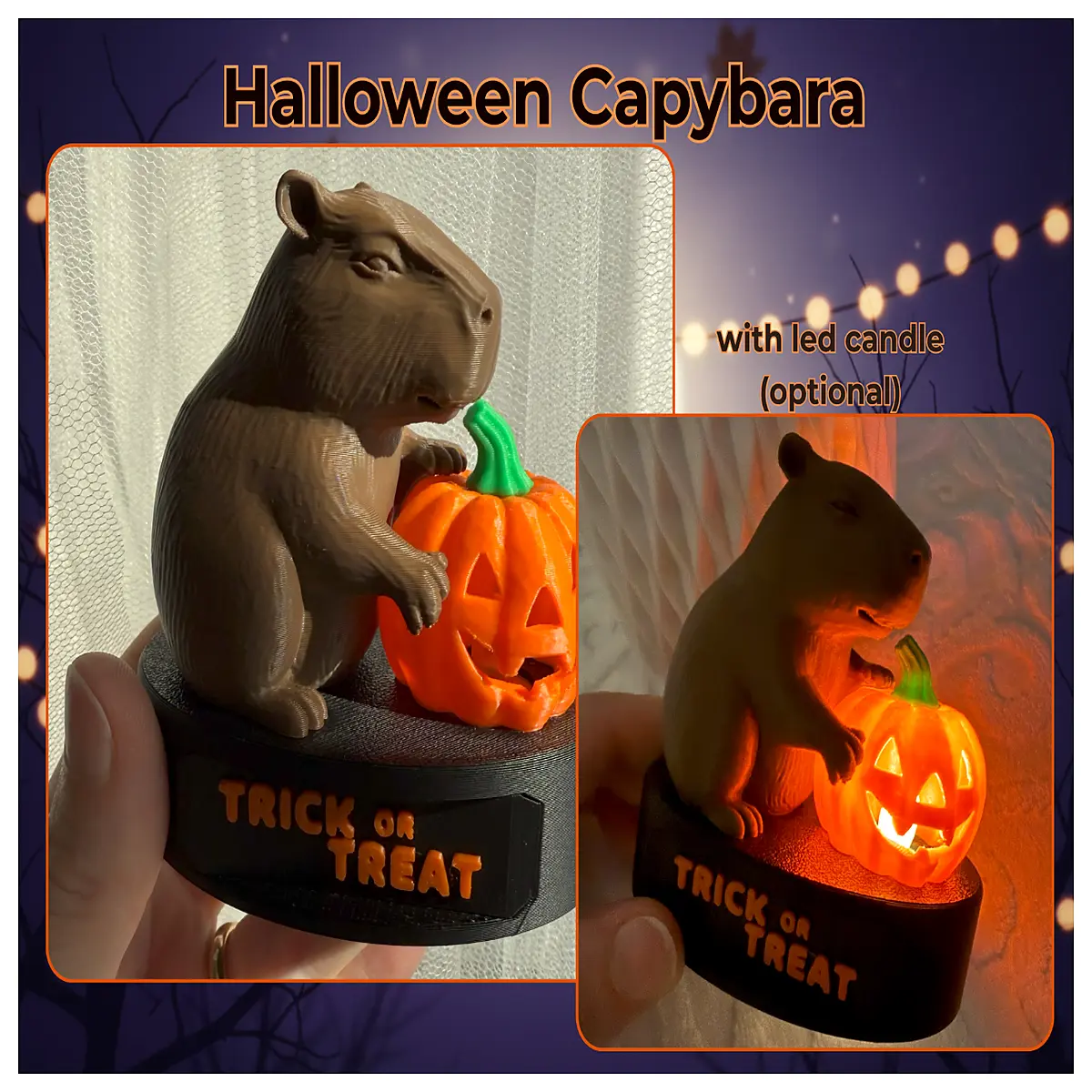 halloween capybara plush toy cute cartoon character decoration for kids party favor