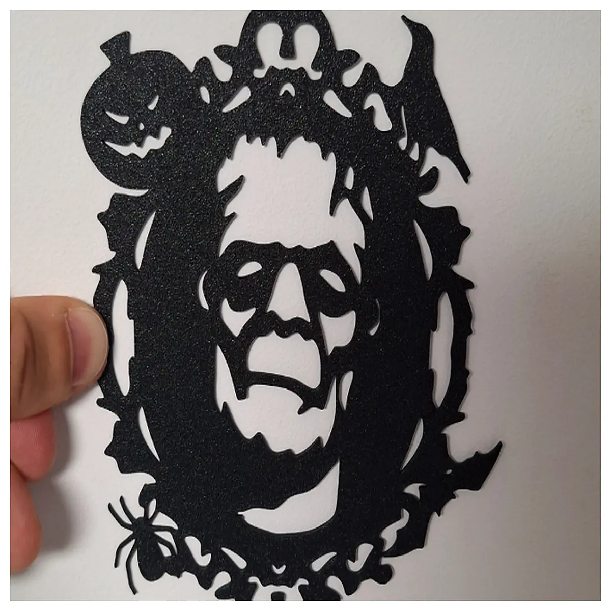 Frankenstein Painting Frame Halloween Horror Decoration Portrait Ghost House Props Spooky Theme Decor