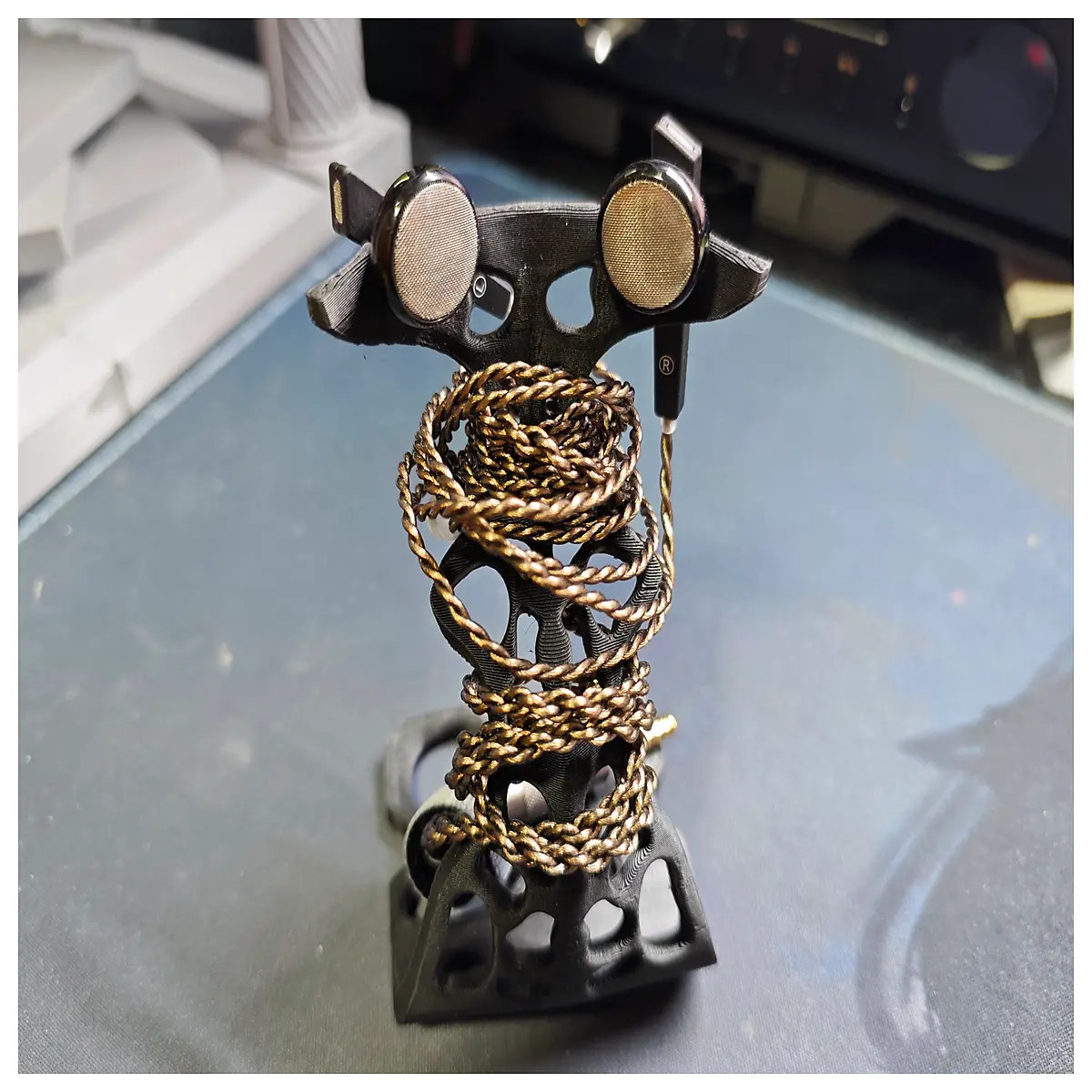 Headphone Holder Bracket Hollow Type 1 25g Phone Headset Stabilizer Mobile Phone Bracket Phone Accessories Headphone Support