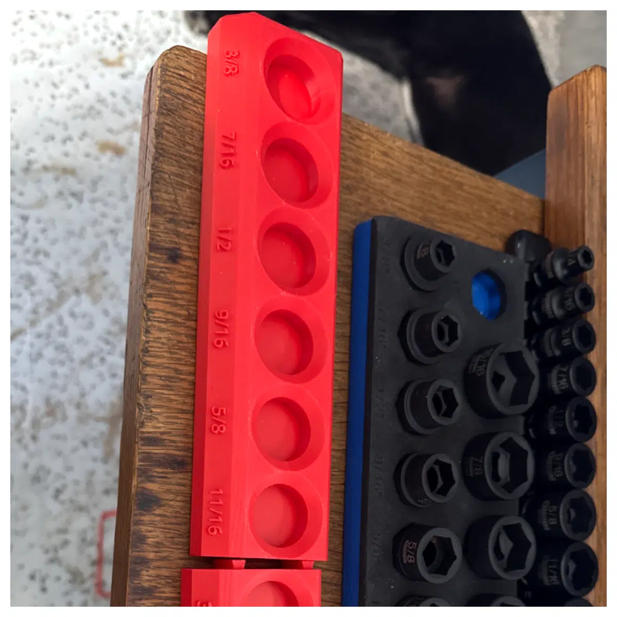 magnetic socket tray for quinn slim impact wrench holder organizer magnetic tool storage