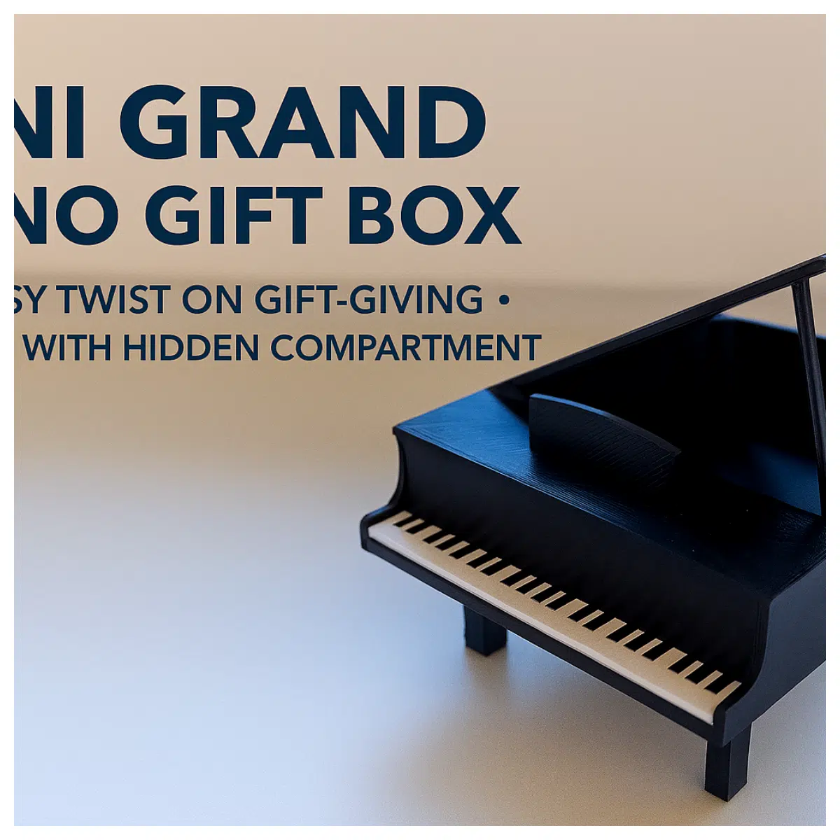 Mini Triangle Piano Gift Box Child Toys Music Box Puzzle Games Learning Gift Present Box Piano Accessories