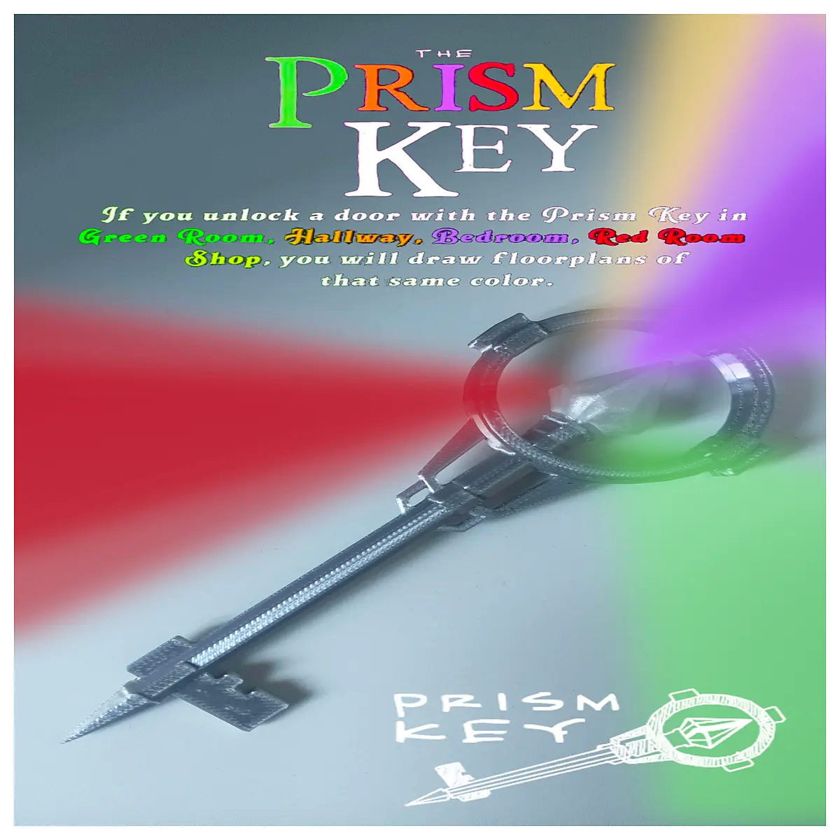 Blue Prince Key Unlock Tool Smart Home Key Duplication Spare Key Accessories Replacement Key Parts